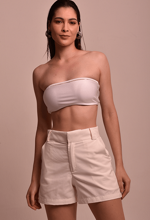 Short Leticia Alvorada Branco