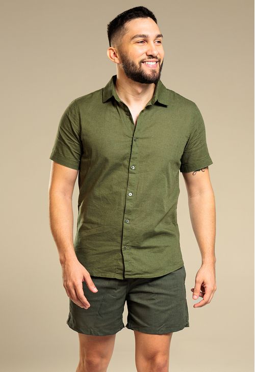 Bermuda Alfaiataria Ibiza Verde Classic